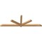 Ekena Millwork Kennewick Timber Gable Bracket, Western Red Cedar, 96"W x 32"H x 3 1/2"D x 3 1/2"F, 8/12 Pitch GBW096X32X0404KEN00SWR - alternate 3